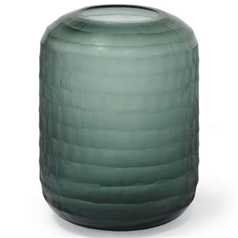 Palecek Zanzibar Coastal Sea Green Glass Decorative Vase Small