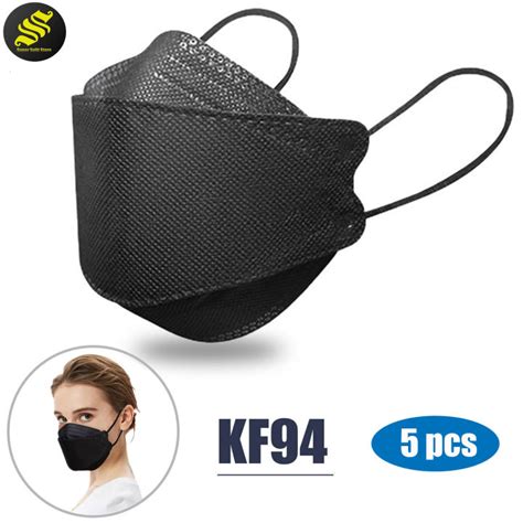 KF94 5 10pcs Face Mask 3 Layer Non Woven Protection Filter Anti Viral