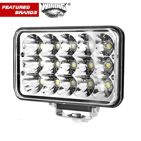 Offroad Hi Low Beam W Crystal Led Headlight Led Driving Light X