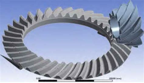 Parameters Of Spiral Bevel Gear Lubrication Simulation Model Zhy Gear