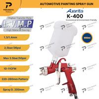 Review Spray Gun AUARITA K400 LVMP ORIGINAL Environmental Spray Gun K