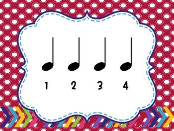 Digital Rhythm Counting Flashcards By Rocky Mountain Music TPT