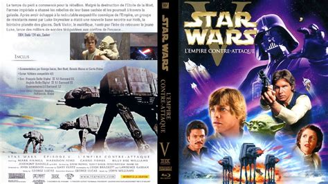 Jaquette DVD De Star Wars L Empire Contre Attaque Custom BLU RAY