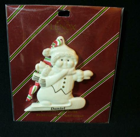 Lenox Merrily Yours Daniel Personalized Ornament EBay