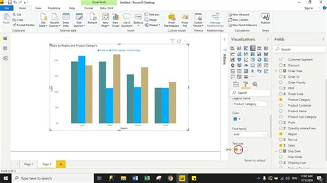 Tutorial 15 Clustered Column Chart In Power Bi Desktop Youtube