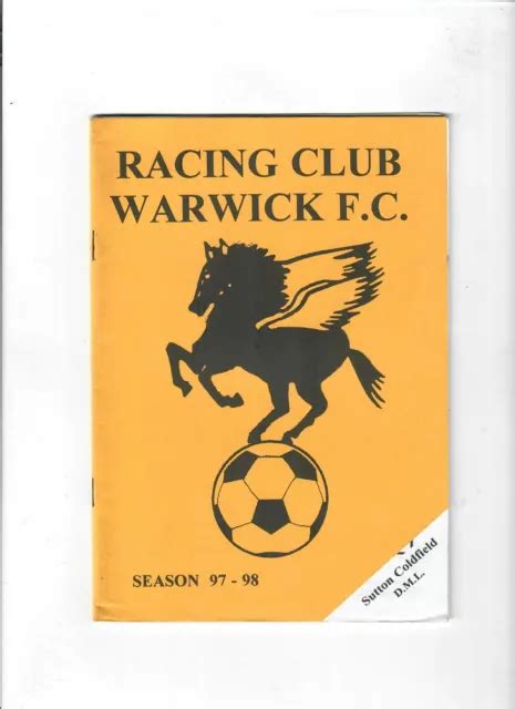 RACING CLUB WARWICK V Sutton Coldfield Town Dr Martens League 11 10