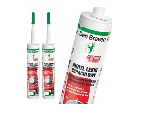 AKRYL LEKKI SZPACHLOWY SZYBKI DEN BRAVEN 300ml