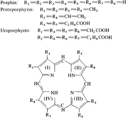 Porphyrin | Article about Porphyrin by The Free Dictionary