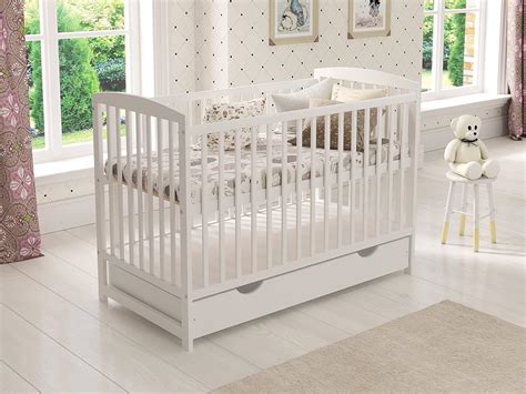 Love For Sleep JACOB Wooden Baby Cot Bed 120x60cm FREE Deluxe Aloe Vera