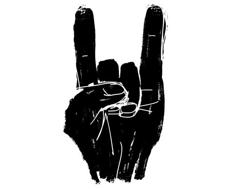 Rock And Roll Hand Sign