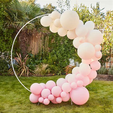 Balloon Arch Pink Cream White Amscan Asia Pacific