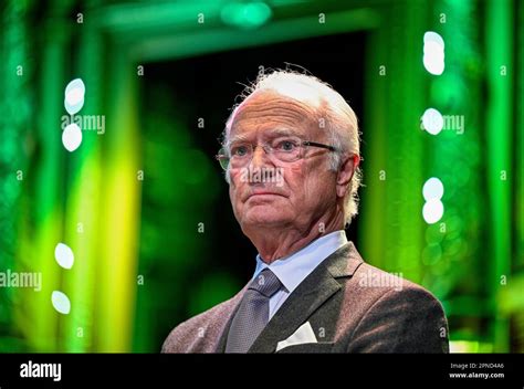 Swedens King Carl Xvi Gustaf At A Conference Hosted By The Swedish