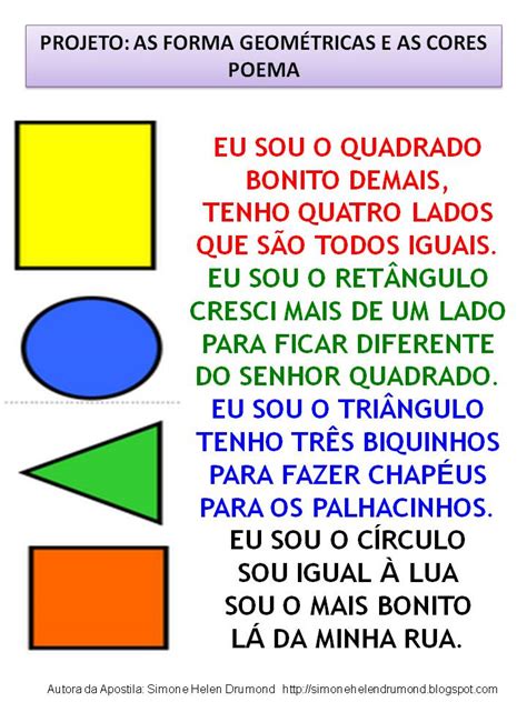 Simone Helen Drumond POEMAS AS FORMAS GEOMÉTRICAS