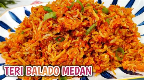 RESEP BALADO TERI MEDAN SUPER ENAK YouTube