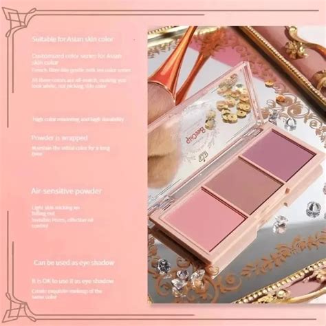 Natural Matte Milk Tea Rare Beauty Trio Blush Nude Makeup Palette Orange Long Lasting Art For