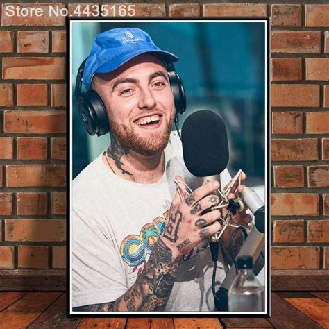 Poster Mac Miller Rip Rapper Music Singer Star Canvas Painting Wall