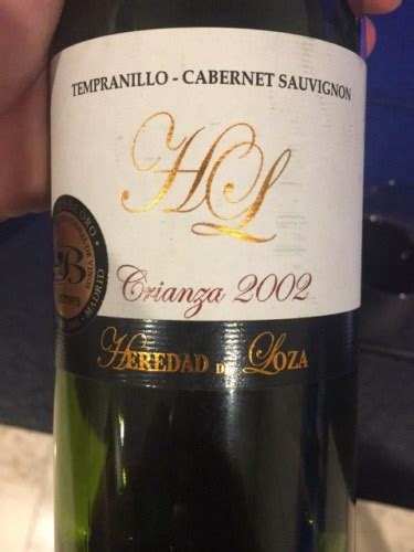 Heredad De Loza Crianza Tempranillo Cabernet Sauvignon Vivino US