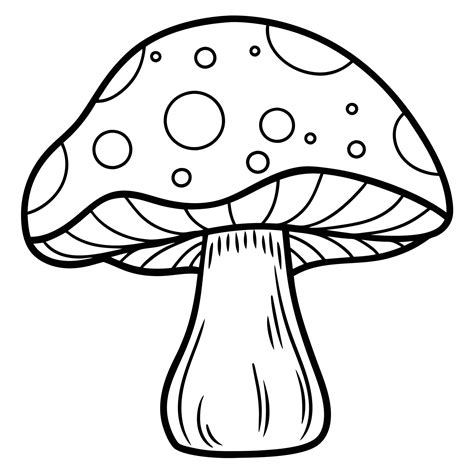 Mushroom Silhouette illustration 47468671 Vector Art at Vecteezy