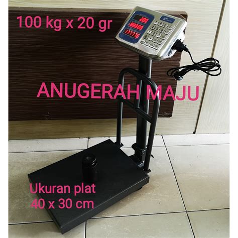 Timbangan Digital Barang Timbangan Lantai Berdiri Kapasitas 100 Kg X