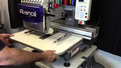 Installing The Table Avancé 1501c Professional Embroidery Machine Training Youtube