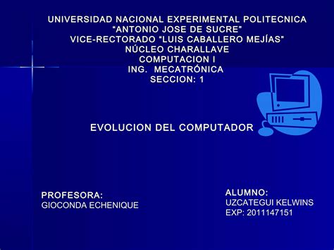 Evolucion Del Computador PPT Descarga Gratuita