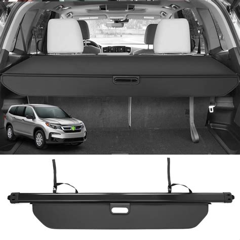 Powerty Compatible With Cargo Cover Honda Pilot 2023 2016 2022 Behind