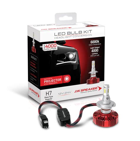 Led Headlight Conversion Kit Model Evolution 4000 Projector Range Invision Sales