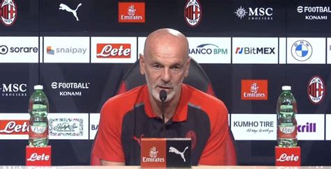 Pioli Non Ha Dubbi Juve Favorita Per Lo Scudetto Non Giocare Le