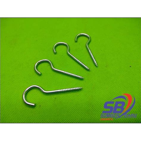 Jual Pcs Skrup Sekrup Gantung Skrup Tanda Tanya Kait Besi Screw