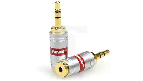 Vitalco Jp Chrome Przej Cie Adapter Audio Aux Mini Jack Mm Stereo