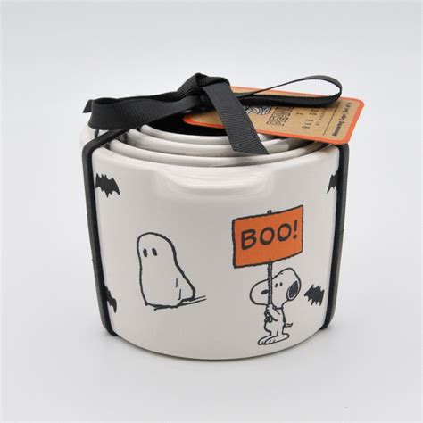 Rae Dunn New Peanuts Snoopy Halloween Measuring Cups Set Of 4 Charlie