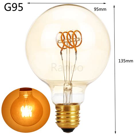 Led Light Bulb E27 E14 Lamp Vintage Retro Filament Edison Antique