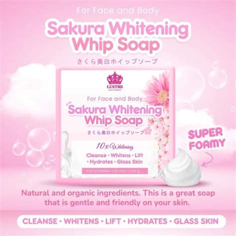 WHITENING SAKURA WHIP SOAP Lazada PH