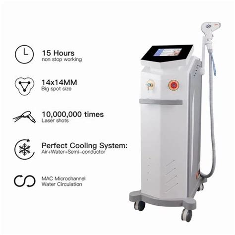 White Nm Diode Laser Hair Removal Machine For Doctor Clinic