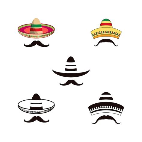 Premium Vector Mexico Hat Icon Vector Illustration