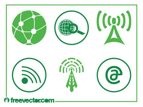 Internet Icons Vector