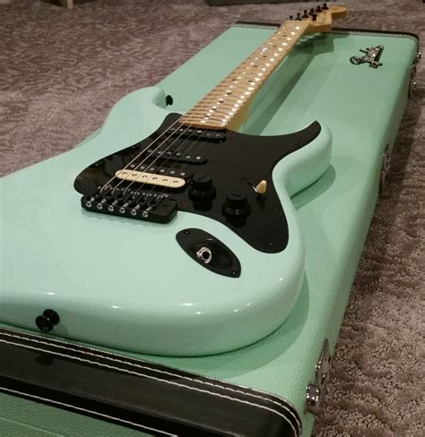 Latest Mod Project Complete Surf Green Player Stratocaster Guitarporn