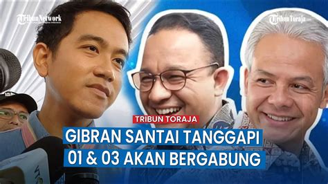 Tanggapan Santai Gibran Soal Isu Paslon Akan Bergabung Akui