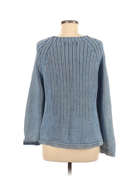 Blue Willi S Women Blue Pullover Sweater L Ebay