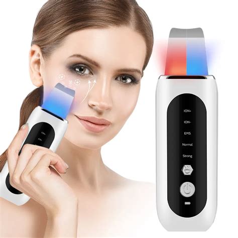 Hailicare Ultrasonic Face Skin Scrubber EMS Micro Current Facial