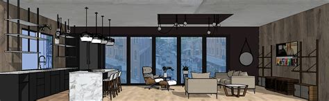 modern condo  behance