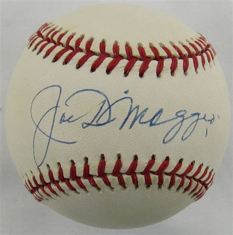 Joe Dimaggio Autographed Signed Auto Autograph Rawlings Baseball Jsa