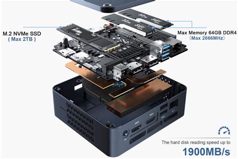 Beelink SEi10 i3 10110U con CPU Intel 10a Generación más potente y 8GB