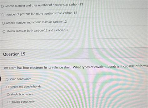 [ANSWERED] O atomic number and thus number of neutrons as carbon 13 O - Kunduz