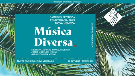 Hoje Concerto Música Diversa Em Nova Veneza Sc Youtube