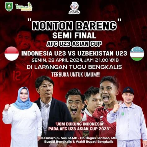 Pemkab Bengkalis Akan Gelar Nobar U 23 Timnas Indonesia Melawan