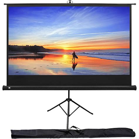 Best Buy Kodak 80 In Portable Projector Screen Adjustable Projection