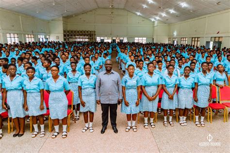 Asenso Boakye Celebrates Valentines Day With Students Of Kumasi Girls