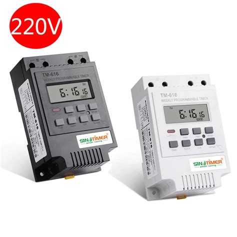 SINOTIMER 30AMP Haftal K Programlanabilir Dijital Zaman Anahtar R Le