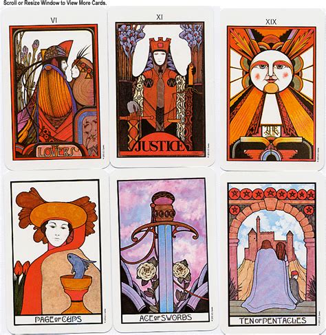 The Aquarian Tarot An Art Deco Style Tarot Tarot Cards Art Tarot